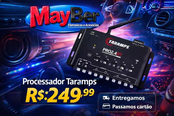 Processador de áudio Taramps bluetooth