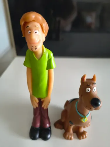 Bonecos Salsicha e Scooby-Doo Vinil