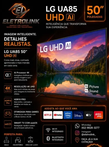 TV LG UHD 50'' POLEGADAS