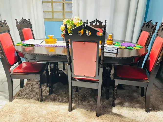 móveis mesa com 8 cadeiras