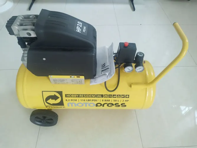 Compressor 8 BAR - 2HP - 50L. Zerado.