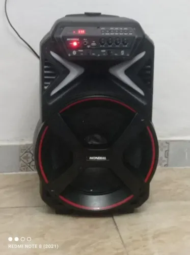 Caixa de som, troco em monitor