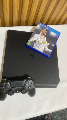 Ps4 Slim + FIFA 18 + Controle