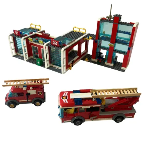 Lego City 7208 Quartel dos Bombeiros - Incompleto