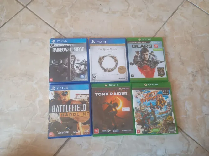 Jogos de ps4 e Xbox one