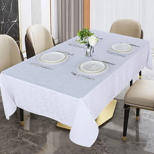 Toalha de Mesa Branca 3,20 X 1,70 Nova