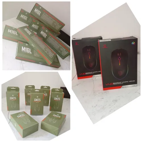 Kit Gamer Completo - Mouses e Teclados e mouseped Gamer