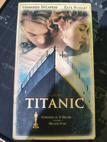 Fita Cassete Original do Filme Titanic - Item de Colecionador