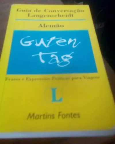 Livro: Guia de Conversação Langenscheidt - Alemão.