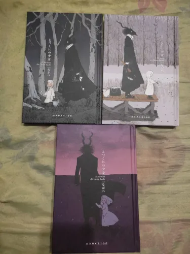 Mangá A menina do outro lado, vol1,2 e 3