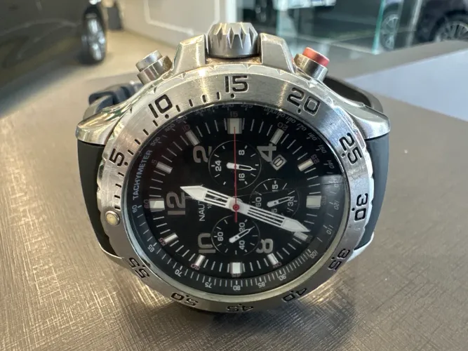 Relógio náutica (tenho a pulseira inox)