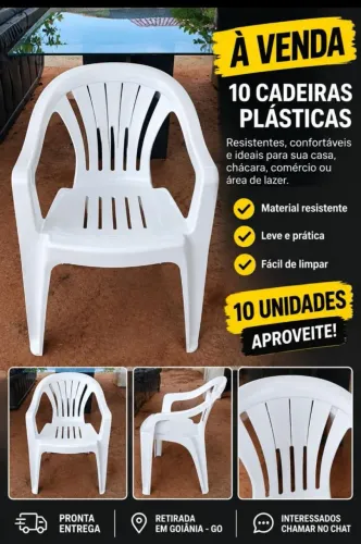 Cadeira de plástico