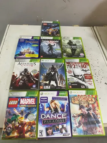 10 JOGOS XBOX 360 ORIGINAIS (ENVIO OLX PAY)