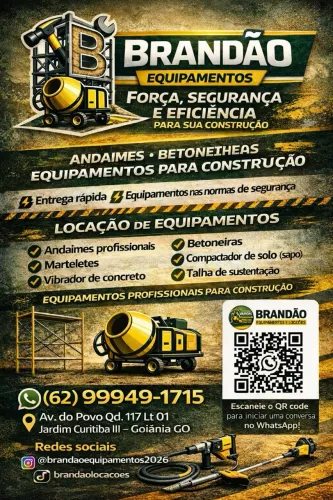 Aluguel de Equipamentos para construção