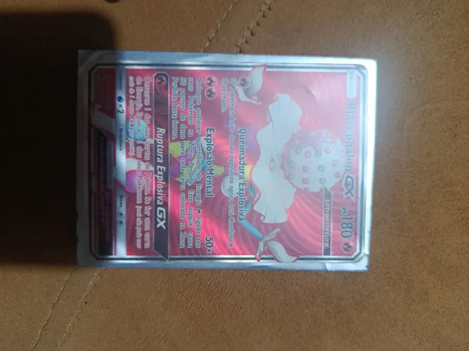 Card pokémon tcg impecável blacephalon gx