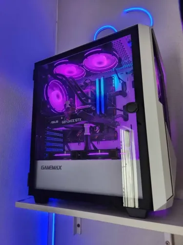 Placa Mãe Asus TUF B460-Plus Gaming BR Processador i3-10000f LGA 1151 Placa de Video GTX 1