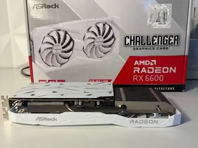 Placa de Vídeo RX 6600 Challenger Branca 8GB