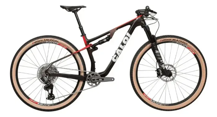 Bicicleta Mtb Caloi Elite Carbon Fs Racing tamanho M