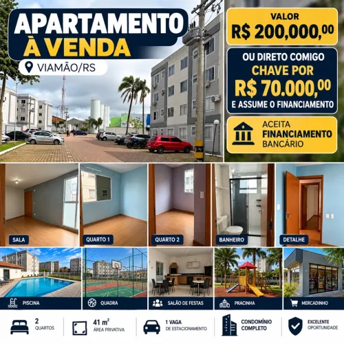 OPORTUNIDADE | APARTAMENTO EM VIAMÃO