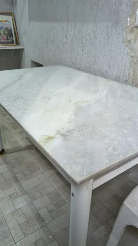 Pedra de mármore para mesa da cozinha