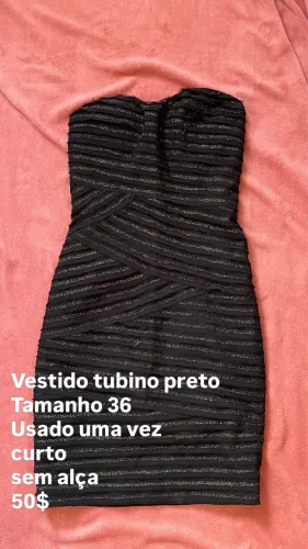Vestido preto festa