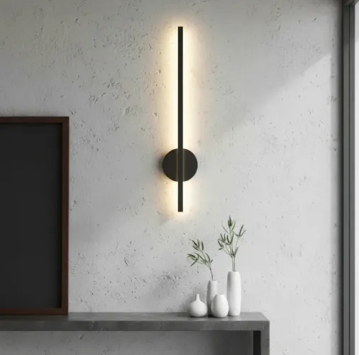 Kit 2 Arandelas Fit Led Slim 60cm - Luz Quente Indireta