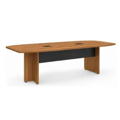 Mesa de Reunião Diretoria 3,20x1,20m Sevilha Preto 10 Lugares Design Premium 22017