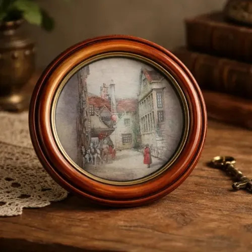 Quadro Vintage Americano de Cena Rua Inglesa - Peter Watson Studio