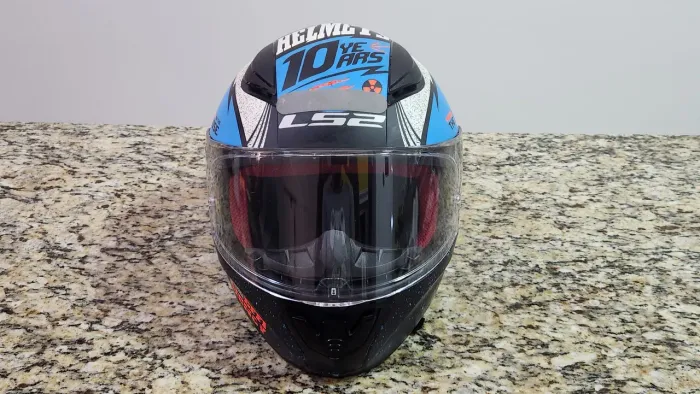Capacete integral LS2 FF353 Rapid Thunder na cor azul