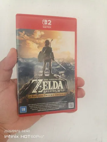 Zelda breath of the wild edição completa switch 2
