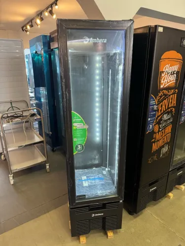 Refrigerador Expositor Bivolt Inverter Vr08 Led 244l Imbera nova