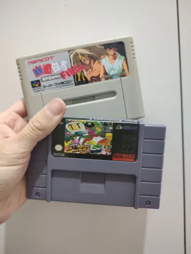 Super Bomberman 5 e  Yu Yu Hakusho Snes.
