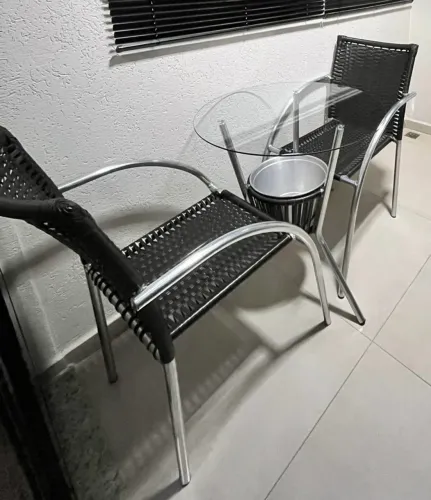 Mesa para área externa com 2 cadeiras