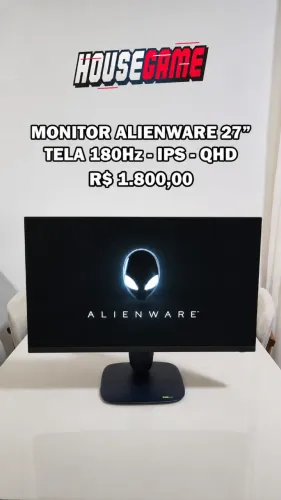 MONITOR ALIENWARE 27" IPS - 180Hz - QHD