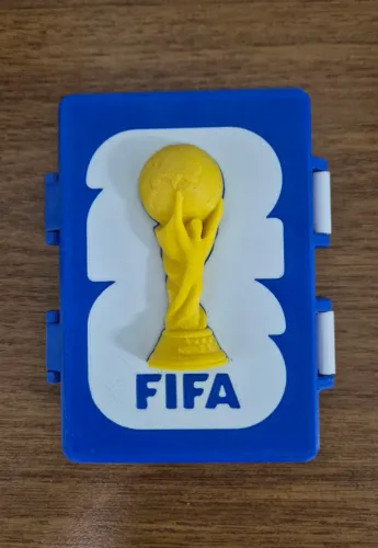 Caixa figurinhas da copa