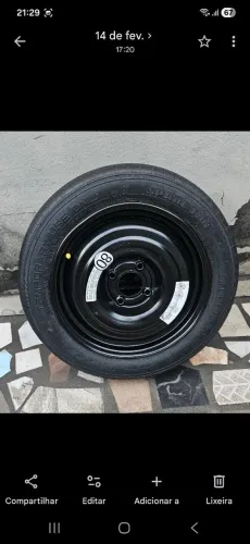 Estepe temporário (fino) Ford/Peugeot/Citroën aro 15