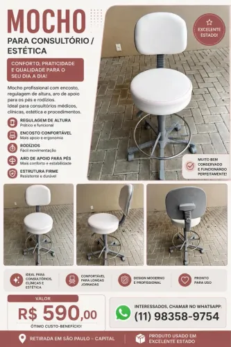 MOCHO PARA CONSULTÓRIO / ESTÉTICA