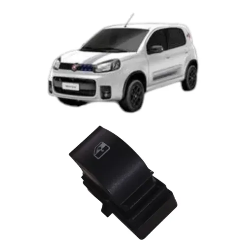 botão vidro elétrico Fiat uno attractive traseiro direito 2010 2021