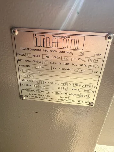 Transformador 75kva