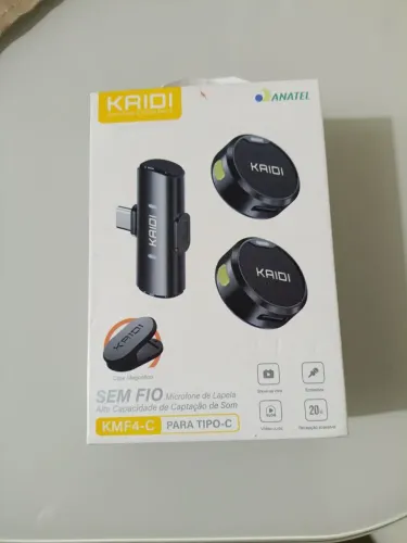Microfone Duplo sem fio Lapela