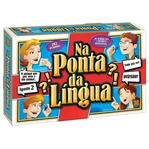 Jogo de tabuleiro GROW Na Ponta da Língua original
