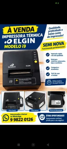 Vendo Impressora térmica Elgin I9