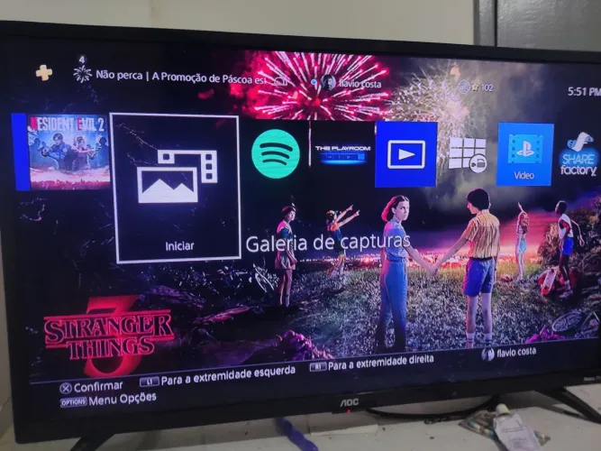 Vendo ps4 FAT conservado 1100 reais 