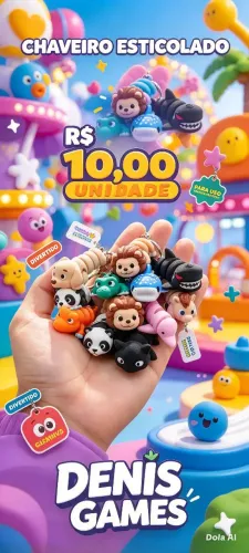 Chaveiros articulados preço unidade 10,00
