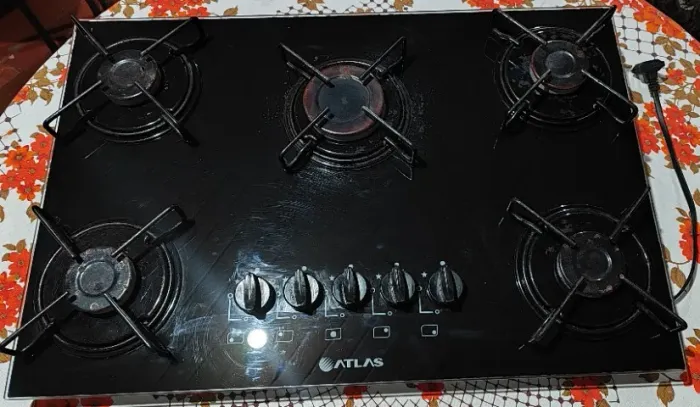 Cooktop Atlas 5 bocas Bivolt - LEIA O ANÚNCIO!!