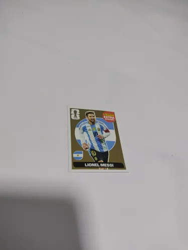 Figurinha MESSI ouro . Raríssima para colecionador