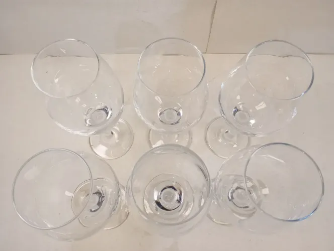 Taças de Vidro 90ml - 20cm - Ótimo Estado