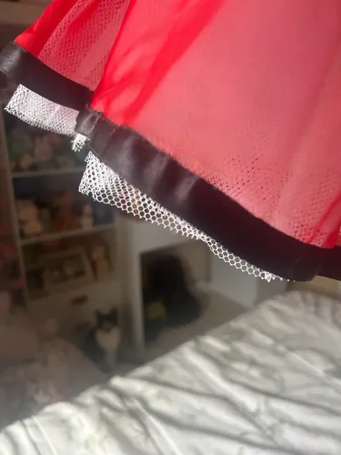 Vestido menina vermelho