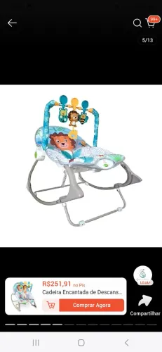Cadeira de balanço Bebê