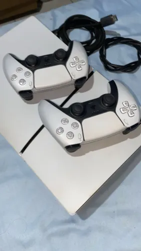 Playstation 5 Slim Com Dois Controles